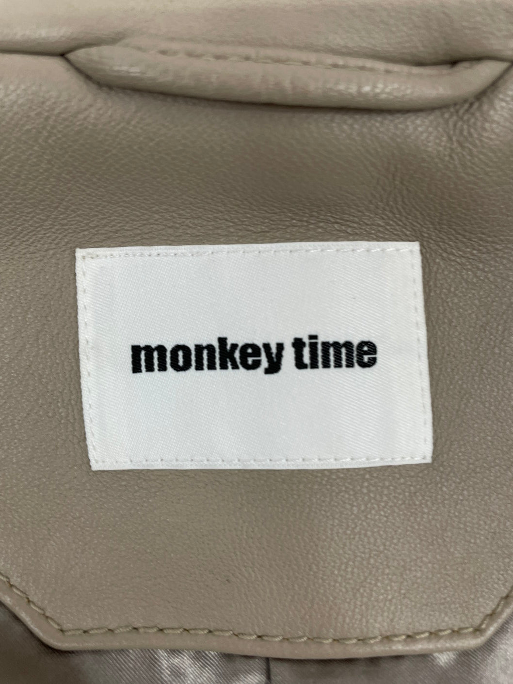 【中古品】【メンズ】 MONKEY TIME モンキータイム ダブルライダースジャケット 147-250119-NK-01-yok サイズ：M カラー：グレー系 万代Net店