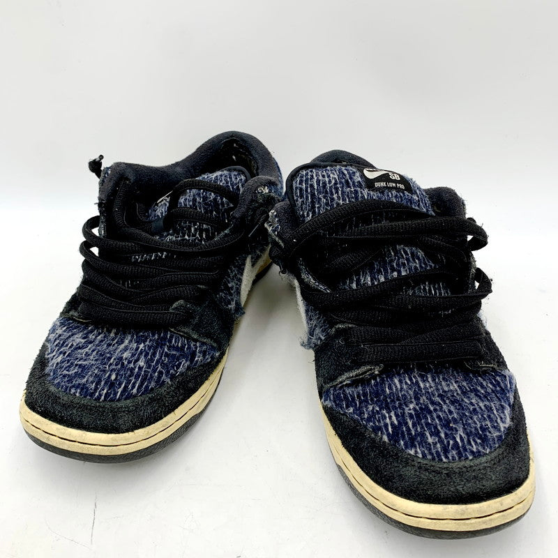 【現状渡し品】【メンズ】 NIKE ナイキ DUNK LOW PRO WARMTH 685174-005 ダンク ロウ プロ スニーカー シューズ 靴 160-231130-ay-39-izu サイズ：26.5cm カラー：ネイビー系 万代Net店