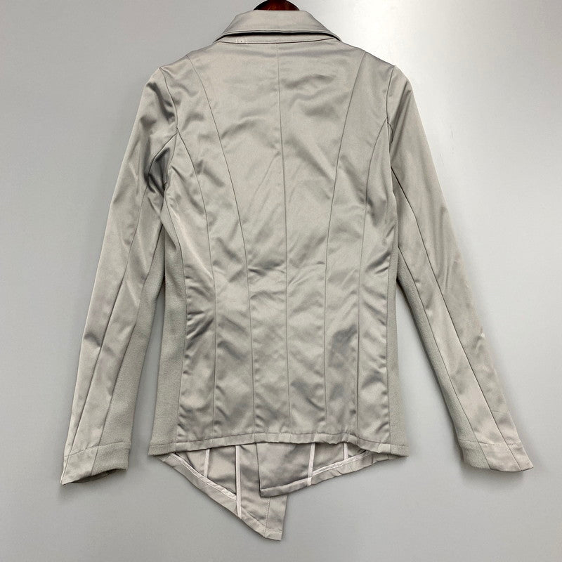 【中古品】【メンズ】 NO ID. ノーアイディ L/S ライダース JKT アウター 140-240428-mk-05-izu サイズ：1 カラー：グレー 万代Net店