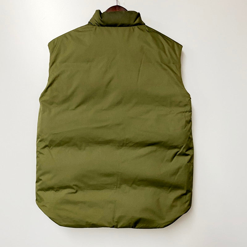 【中古品】【メンズ】  FAR EAST DOWN VEST ファーイースト リバーシブル ダウンベスト アウター 146-240626-ay-14-izu サイズ：下記参照 カラー：ブラック×カーキ 万代Net店