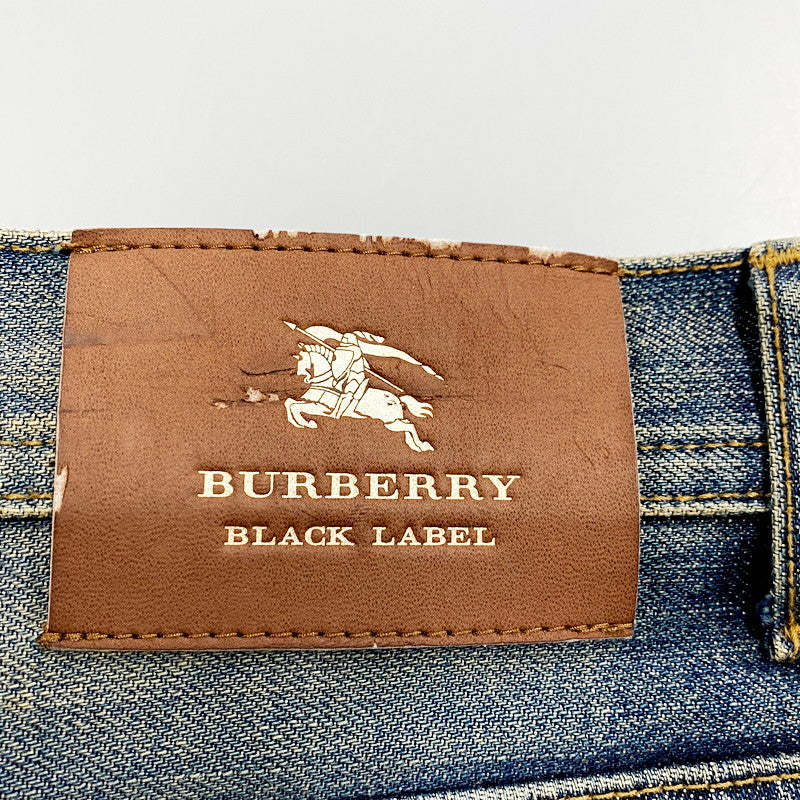 【中古品】【メンズ】 BURBERRY BLACK LABEL バーバリーブラックレーベル DENIM PANTS BMS06-606-27 デニムパンツ ジーンズ ボトムス 152-240803-as-07-izu サイズ：73 カラー：インディゴ 万代Net店