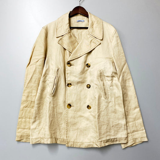 【現状渡し品】【メンズ】 Malo マーロ COTTON PIA COAT ロングコート コットン イタリア製 ジャケット アウター 146-240626-ay-13-izu サイズ：50 カラー：ベージュ 万代Net店