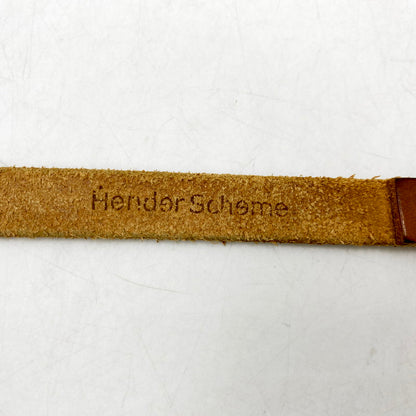 【中古品】【メンズ】 Hender Scheme エンダースキーマ LEATHER BELT 細レザーベルト 小物 205-240713-mk-10-izu カラー：ブラウン 万代Net店