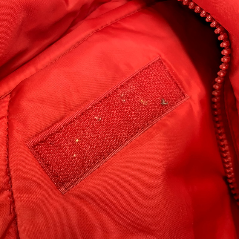 【中古品】【メンズ】 FIRST DOWN ファーストダウン 6FT-900 ビッグサイズ ダウンジャケット アウター 長袖 144-250419-ma-10-izu サイズ：S カラー：RED 万代Net店