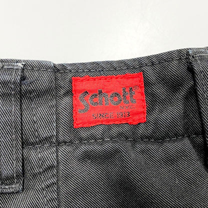 【中古品】【メンズ】 schott ショット Lot.5670 ハーフパンツ ショート ショーツ ズボン ボトムス 156-240709-ay-34-izu サイズ：28 カラー：ブラック 万代Net店