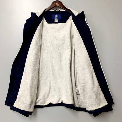 【中古品】【メンズ】 NFL COWBOYS カウボーイズ ジャケット アウター 古着 146-240421-mk-11-izu サイズ：XL カラー：ネイビー 万代Net店