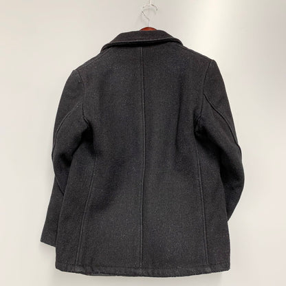 【中古品】【メンズ】 schott ショット PEA JACKET ピーコート USA製 アウター 145-240429-ay-19-izu サイズ：38 カラー：ブラック 万代Net店