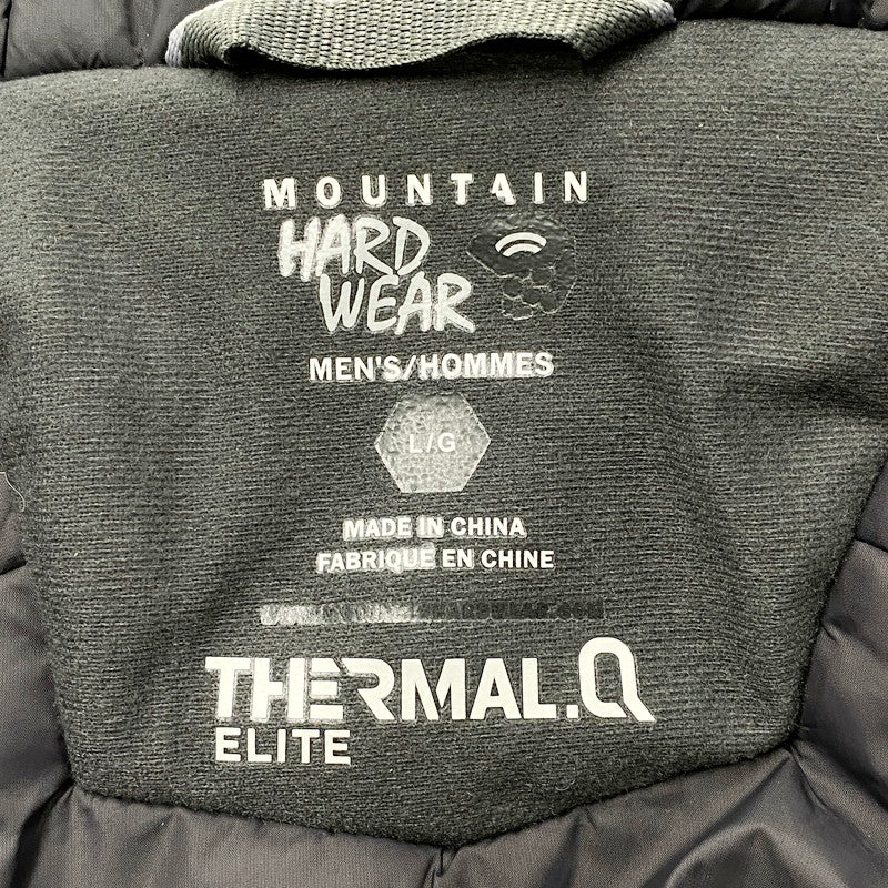 【中古品】【メンズ】  MOUNTAIN HARDWEAR OM6130 マウンテンハードウェア クエーサーインシュレーテッドジャケット マウンテンジャケット アウター 144-240415-ay-05-izu サイズ：L/G カラー：ブラック 万代Net店