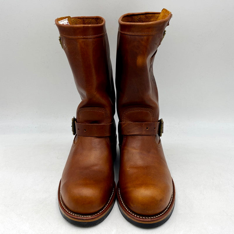 【中古品】【メンズ】 Chippewa チペワ USA製 エンジニアブーツ シューズ 靴 164-240415-mk-11-izu サイズ：6E カラー：ブラウン 万代Net店