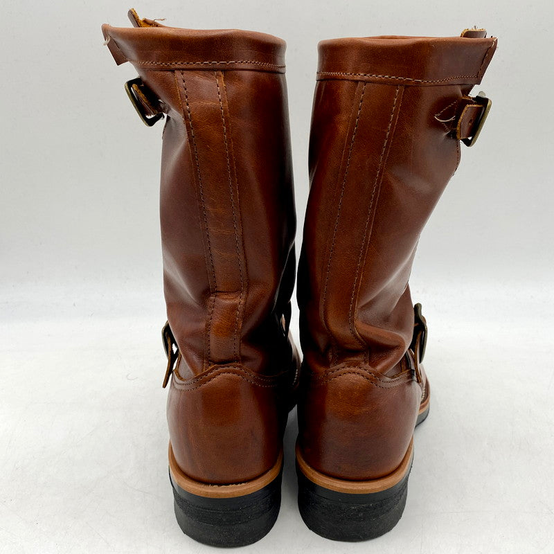 【中古品】【メンズ】 Chippewa チペワ USA製 エンジニアブーツ シューズ 靴 164-240415-mk-11-izu サイズ：6E カラー：ブラウン 万代Net店