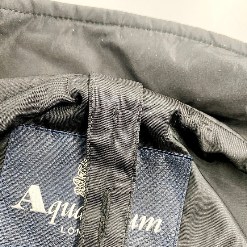 【中古品】【メンズ】 Aquascutum アクアスキュータム A9853210-99 ライナー付き ジャケット アウター 147-240601-mm-7-izu サイズ：34 カラー：BLACK 黒 万代Net店