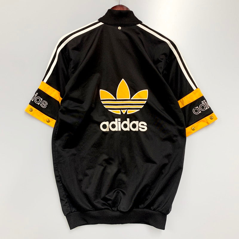 【中古品】【メンズ】 adidas アディダス 90's S/S TRACK JACKET 90年代 ショートスリーブトラックジャケット ジャージ  146-240526-hi-33-izu カラー：ブラック 万代Net店