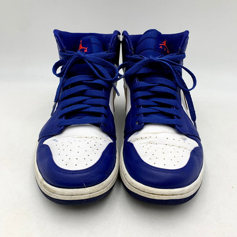 【中古品】【メンズ】 NIKE ナイキ AIR JORDAN 1 RETRO HIGH 332550-406 エアジョーダン 1 レトロ ハイ スニーカー シューズ 靴 160-240413-ay-03-izu サイズ：28cm カラー：DEEP ROYAL BLUE/METALLIC GOLD 万代Net店