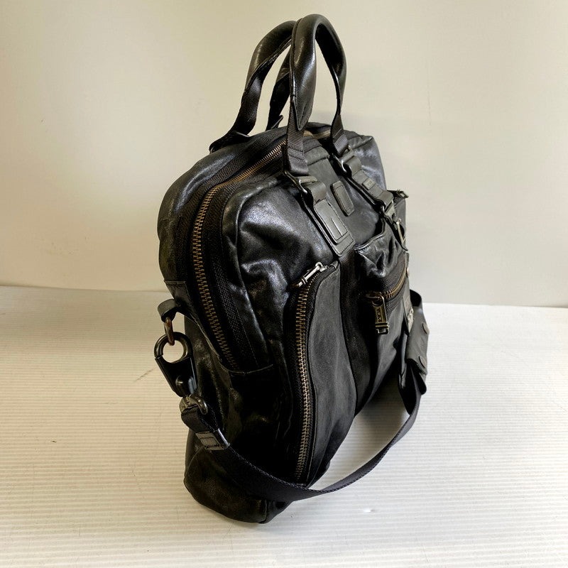 【中古品】【メンズ】 TUMI トゥミ 92611DH2 2WAYレザーブリーフケース ビジネスバッグ 鞄 188-240430-mk-02-izu カラー：ブラック 万代Net店