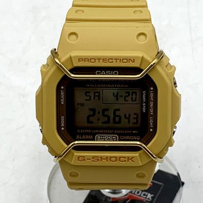 【中古美品】【メンズ】 G-SHOCK ジーショック DW-5600PT-5DR 5600 SERIES クオーツ デジタル時計  196-240428-mk-37-izu カラー：ベージュ 万代Net店