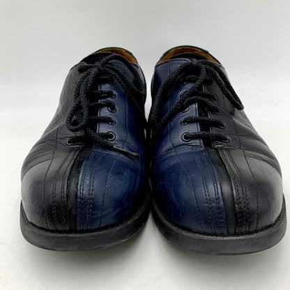 【中古品】【メンズ】  TUITACI 朔 7 to 10 PINS SHOES ツイタチ レザーシューズ ボウリングシューズ 靴 164-240428-mk-32-izu サイズ：9 カラー：ネイビー/ブラック 万代Net店