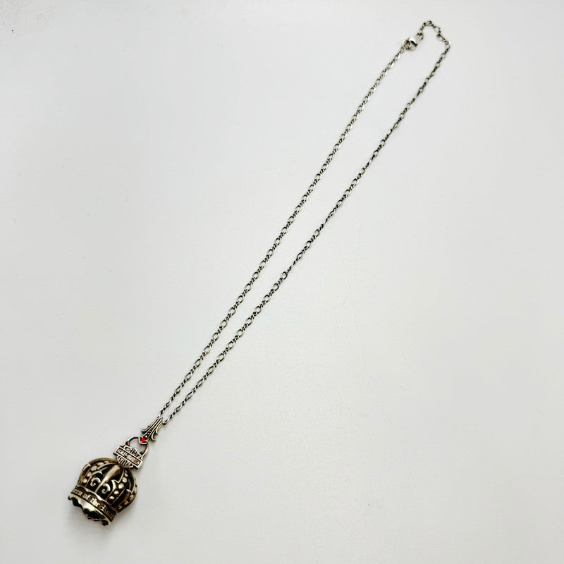 【中古品】【メンズ】 HARLEY DAVIDSON ハーレーダビッドソン クラウンネックレス アクセサリー 192-240503-ay-11-izu カラー：シルバー 万代Net店