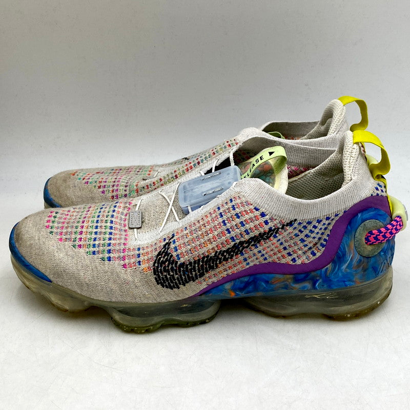 【中古品】【メンズ】 NIKE ナイキ AIR VAPORMAX 2020 FLYKNIT CJ6740-001 エア ヴェイパーマックス 2020 フライニット スニーカー シューズ 靴 160-240427-mk-09-izu サイズ：27cm カラー：PURE PLATINUM/BLACK-MULTI 万代Net店