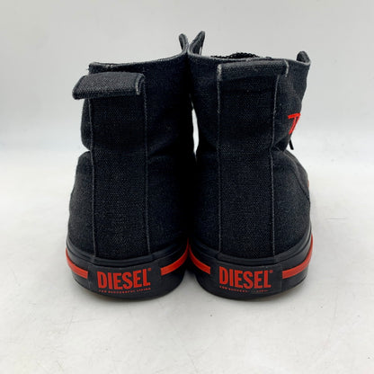 【中古品】【メンズ】 DIESEL ディーゼル S-ATHOS MID Y02879 ハイカットスニーカー シューズ 靴 163-240427-mk-26-izu サイズ：26.5cm カラー：ブラック 万代Net店