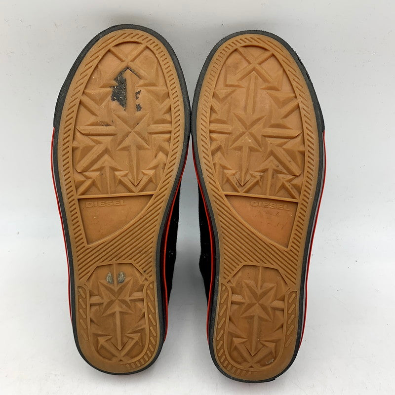 【中古品】【メンズ】 DIESEL ディーゼル S-ATHOS MID Y02879 ハイカットスニーカー シューズ 靴 163-240427-mk-26-izu サイズ：26.5cm カラー：ブラック 万代Net店