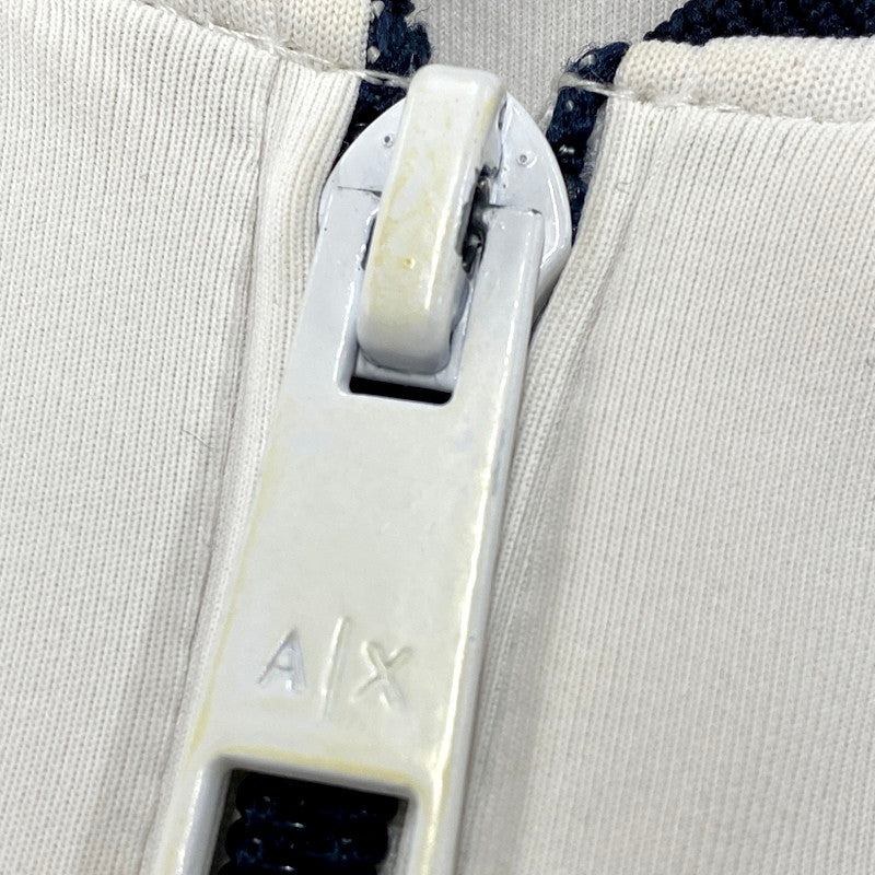 【中古品】【メンズ】 ARMANI EXCHANGE アルマーニエクスチェンジ トラックジャケット ジャージ トップス 141-240608-mm-12-izu サイズ：M カラー：ホワイト 白 万代Net店