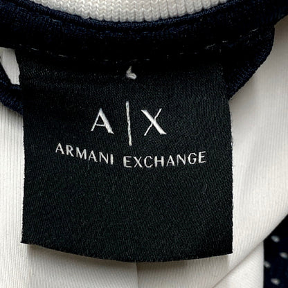 【中古品】【メンズ】 ARMANI EXCHANGE アルマーニエクスチェンジ トラックジャケット ジャージ トップス 141-240608-mm-12-izu サイズ：M カラー：ホワイト 白 万代Net店