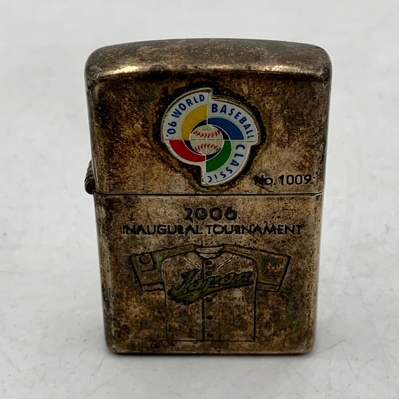 【中古品】【メンズ/レディース】 ZIPPO ジッポ 2006 WORLD BASEBALL CLASSIC ワールド・ベースボール・クラシック 記念 オイルライター 喫煙具  206-240506-hi-06-izu カラー：シルバー 万代Net店