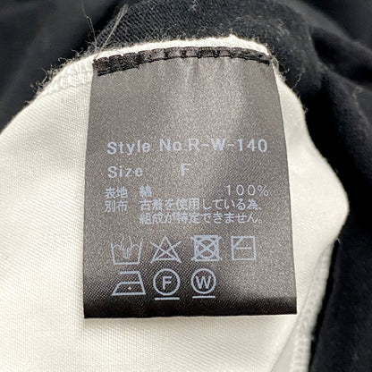 【中古品】【メンズ】  WEYEP R-W-140 ウィエップ ラグランTシャツ カットソー トップス 140-240426-mk-44-izu サイズ：F カラー：ブラック×ホワイト 万代Net店