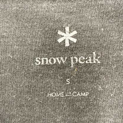 【中古品】【メンズ】 snowpeak スノーピーク HEAVY COTTON L/S T-SHIRT SW-21AU401 ヘビーコットン ロングスリーブ Tシャツ 長袖 トップス 144-240607-ay-29-izu サイズ：S カラー：ブラック 万代Net店