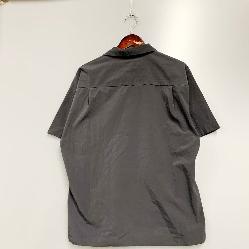 【中古品】【メンズ】 snowpeak スノーピーク BREATHABLE QUICK DRY SHIRT SH-23SU001 ブリーザブル クイック ドライ シャツ 半袖 シャツ トップス 144-240609-mk-28-izu サイズ：M カラー：グレー 万代Net店