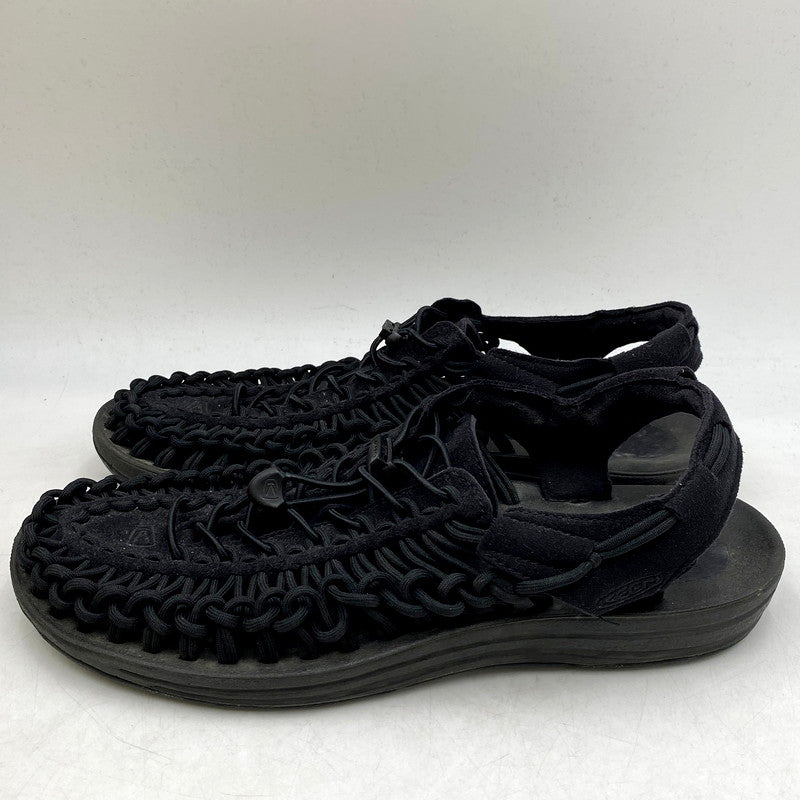 【中古品】【メンズ】 KEEN キーン UNEEK MONO PACK 1014097 ユニークモノパック 靴 シューズ サンダル スポサン アウトドア 164-240428-mk-25-izu サイズ：28.5cm カラー：ブラック 万代Net店