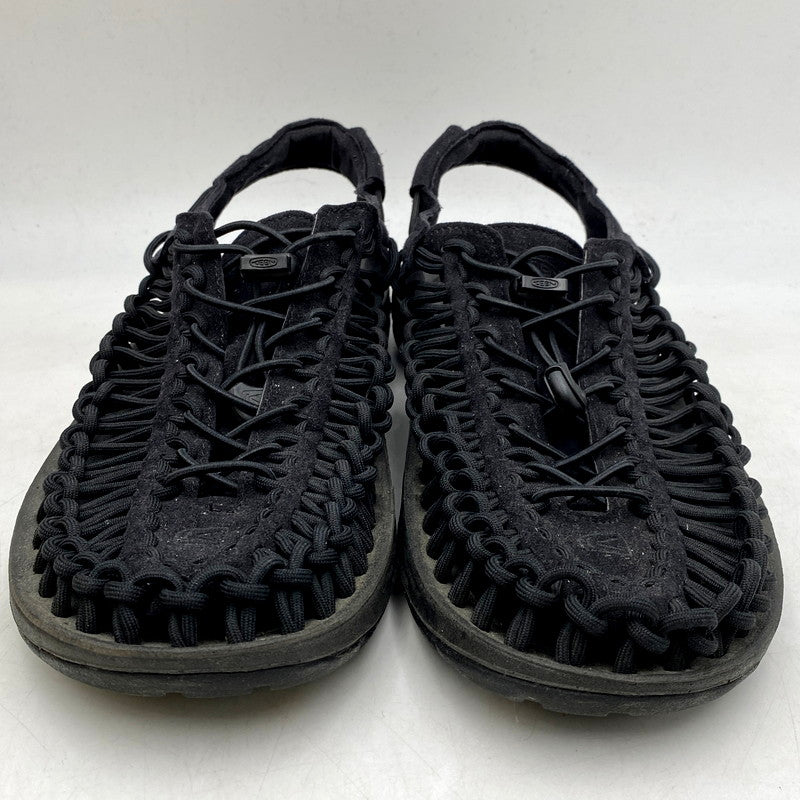 【中古品】【メンズ】 KEEN キーン UNEEK MONO PACK 1014097 ユニークモノパック 靴 シューズ サンダル スポサン アウトドア 164-240428-mk-25-izu サイズ：28.5cm カラー：ブラック 万代Net店