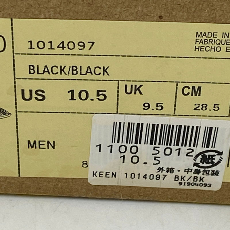 【中古品】【メンズ】 KEEN キーン UNEEK MONO PACK 1014097 ユニークモノパック 靴 シューズ サンダル スポサン アウトドア 164-240428-mk-25-izu サイズ：28.5cm カラー：ブラック 万代Net店