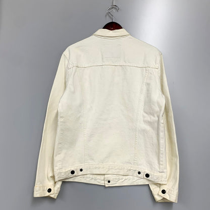 【中古品】【メンズ】 Levi's リーバイス 328310000 デニムジャケット アウター 147-240503-mk-32-izu サイズ：M カラー：ホワイト 万代Net店