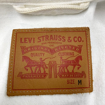 【中古品】【メンズ】 Levi's リーバイス 328310000 デニムジャケット アウター 147-240503-mk-32-izu サイズ：M カラー：ホワイト 万代Net店