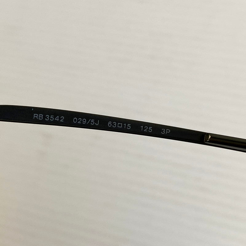 【中古品】【メンズ】 Ray-Ban レイバン RB3542 サングラス アイウェア 203-240503-mk-48-izu サイズ：63ロ15 125 カラー：ブラックメタル 万代Net店