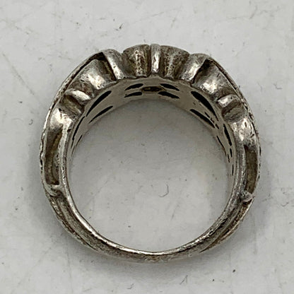 【中古品】【メンズ】  USED SILVER 925 RING シルバー925 リング アクセサリー 192-240506-hi-10-izu サイズ：実寸 約18号 カラー：シルバー 万代Net店