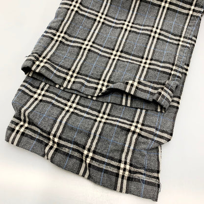 【中古品】【メンズ】  BURBERRY CLASSICS バーバリー クラシック ウールチェックパンツ ズボンボトムス 152-240611-ay-15-izu サイズ：79 カラー：グレー 万代Net店