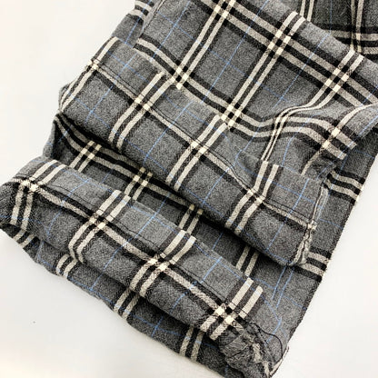 【中古品】【メンズ】  BURBERRY CLASSICS バーバリー クラシック ウールチェックパンツ ズボンボトムス 152-240611-ay-15-izu サイズ：79 カラー：グレー 万代Net店