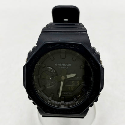 【中古品】【メンズ/レディース】 G-SHOCK ジーショック 2100SERIES ANALOG DIGITAL GA-2100 アナログ デジタル 腕時計 196-240527-ay-11-izu サイズ：48.5×45.4×11.8mm カラー：ブラック 万代Net店