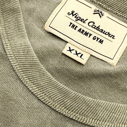 【中古品】【メンズ】 Nigel Cabourn ナイジェルケーボン 8044-21-21000 イギリス軍アーミーTシャツ 半袖Tシャツ トップス 141-240507-mk-46-izu サイズ：XXL カラー：カーキ 万代Net店