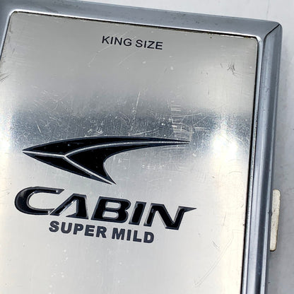 【中古品】【メンズ/レディース】 ZIPPO ジッポ CABIN SUPER MILD キャビン スーパーマイルド セット ライター 喫煙具 206-240604-ay-36-izu カラー：シルバー 万代Net店