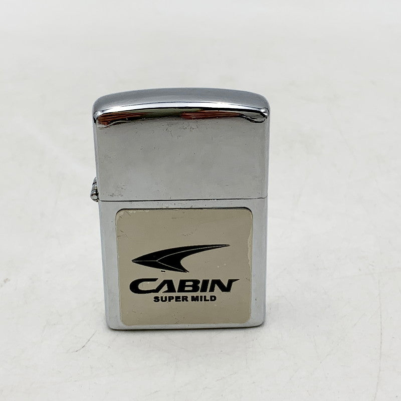 【中古品】【メンズ/レディース】 ZIPPO ジッポ CABIN SUPER MILD キャビン スーパーマイルド セット ライター 喫煙具 206-240604-ay-36-izu カラー：シルバー 万代Net店