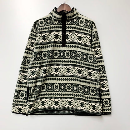 【中古品】【メンズ】 L.L.Bean エルエルビーン 雪柄ハーフスナップフリース 総柄 ノルディック トップス 144-240623-ay-11-izu サイズ：下記参照 カラー：マルチカラー 万代Net店