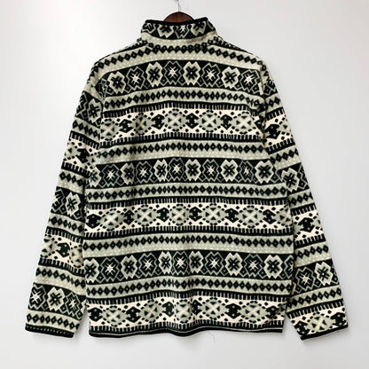 【中古品】【メンズ】 L.L.Bean エルエルビーン 雪柄ハーフスナップフリース 総柄 ノルディック トップス 144-240623-ay-11-izu サイズ：下記参照 カラー：マルチカラー 万代Net店