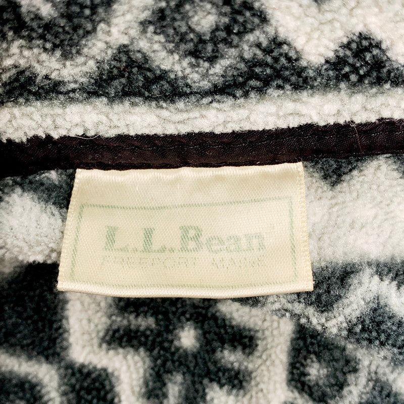 【中古品】【メンズ】 L.L.Bean エルエルビーン 雪柄ハーフスナップフリース 総柄 ノルディック トップス 144-240623-ay-11-izu サイズ：下記参照 カラー：マルチカラー 万代Net店