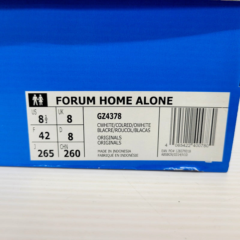 【中古品】【メンズ】 adidas Originals アディダスオリジナルス HOME ALONE FORUM LOW GZ4378 フォーラム 84 ロー ホームアローン スニーカー 161-240513-mk-07-izu サイズ：26.5cm カラー：CWHITE/COURED/OWHITE 万代Net店