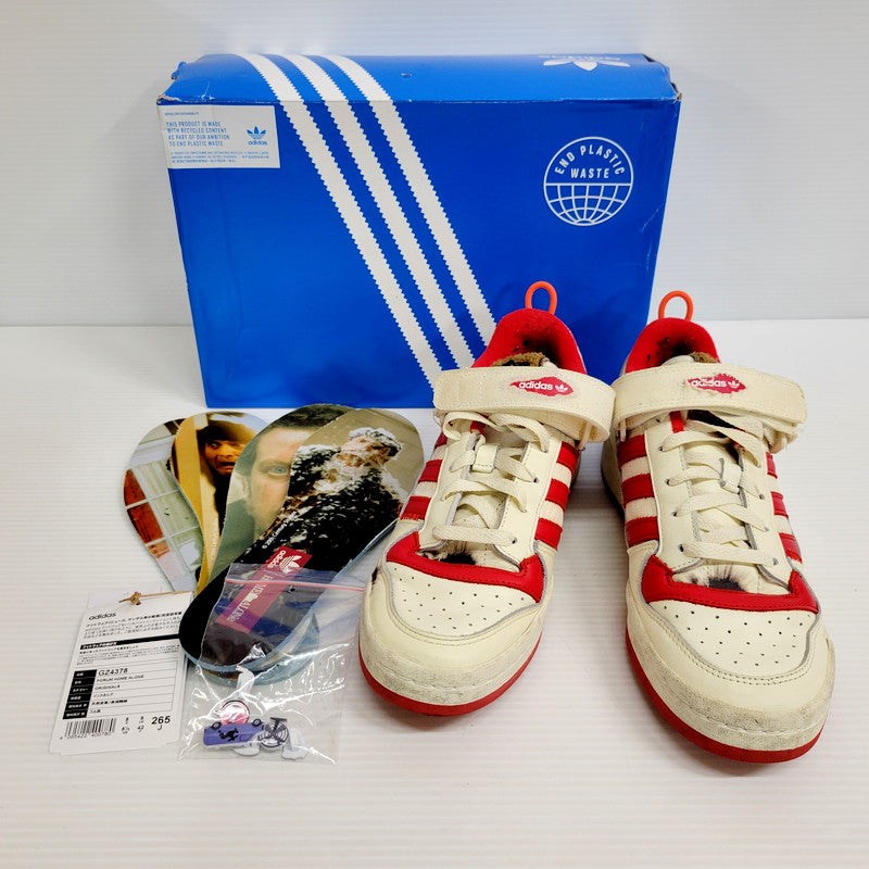 【中古品】【メンズ】 adidas Originals アディダスオリジナルス HOME ALONE FORUM LOW GZ4378 フォーラム 84 ロー ホームアローン スニーカー 161-240513-mk-07-izu サイズ：26.5cm カラー：CWHITE/COURED/OWHITE 万代Net店