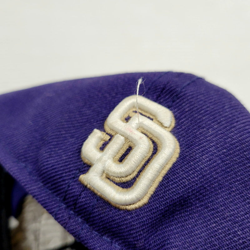 【中古品】【メンズ/レディース】 NEW ERA ニューエラ SAN DIEGO サンディエゴ ロゴ キャップ 刺繍 帽子 服飾雑貨 185-240709-ay-13-izu サイズ：7 1/2(59.6cm) カラー：ネイビー 万代Net店