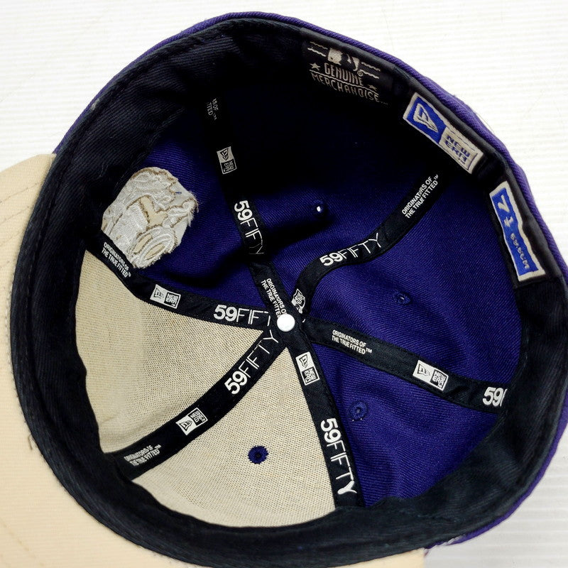 【中古品】【メンズ/レディース】 NEW ERA ニューエラ SAN DIEGO サンディエゴ ロゴ キャップ 刺繍 帽子 服飾雑貨 185-240709-ay-13-izu サイズ：7 1/2(59.6cm) カラー：ネイビー 万代Net店